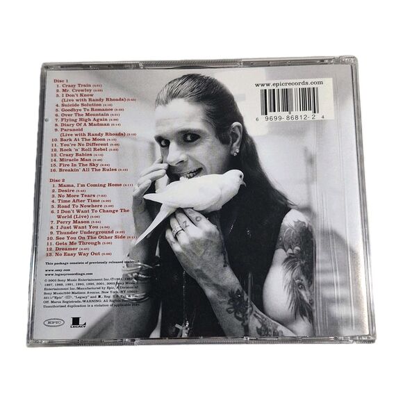 Ozzy Osbourne - The Essential Ozzy Osbourne with Hype Sticker  (Epic 2xCD, 2003) - Picture 2 of 4